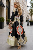 Baroque Maxi Dress