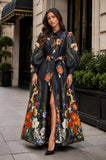 Butterly garden maxi dress