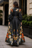 butterfly botanical garden maxi dress