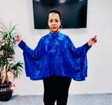 Why Dress T230363 sequin poncho