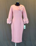 Serafina 6968 pink dress