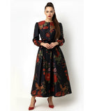 Midnight Garden Maxi Dress