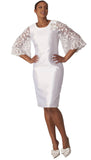 Chancele 9721 White dress