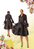 Chancele 9723 black dress