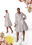 Chancele 9723 white dress