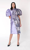 Chancele 9848 purple dress