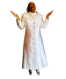 Tally Taylor 4445 white women's clergy robe