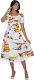 Divine Blessings 2031 print maxi dress