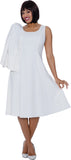 Divine Blessings 2042 white linen dress