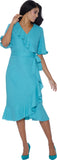 Divine Blessings 2061 aqua blue dress