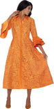 Divine Blessings 2071 orange lace dress