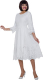 Divine Blessings 2111 white linen dress