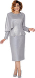 Dorinda Clark 309802 knit skirt suit