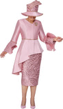 Dorinda Clark 309832 dusty rose skirt suit