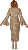 Dorinda Clark 309912 sequin skirt suit
