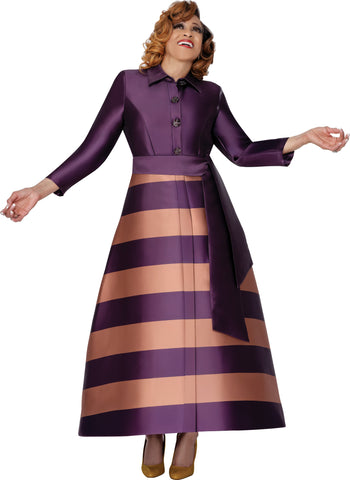 Dorinda Clark 309971 purple maxi dress