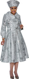 Dorinda Clark 5111 silver dress