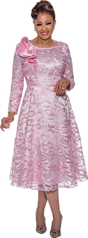 Dorinda Clark 5271 pink dress