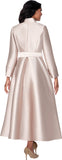 Dresses by Nubiano 100311 champagne maxi dress