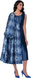 Dresses by Nubiano 100462 african print maxi dress