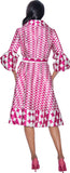 Dresses by Nubiano 12301 magenta dress
