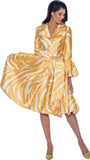 Dresses by Nubiano 1771 yellow balloon dress