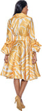 Dresses by Nubiano 1771 yellow dress