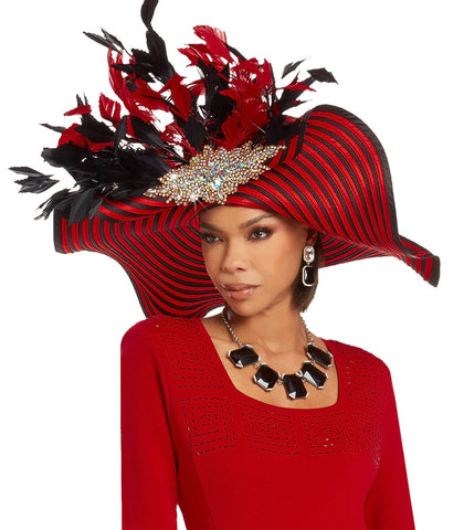 Donna Vinci H13386 red hat