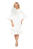 Giovanna DP2450 ivory scuba dress