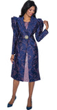 Divine Queen 2182 purple jacket dress