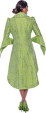 Divine Queen 2312 lime green dress