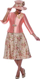 Divine Queen 2362 pink jacket dress