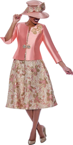 Divine Queen 2362 pink jacket dress