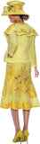 Divine Queen 2392 yellow jacket dress
