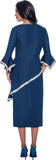 Devine Sport 64012 denim bell sleeve skirt suit