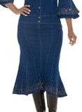 DV Jeans 8523 Dark Denim Skirt