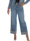 DV Jeans 8526 denim rhinestone Pant