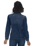 DV Jeans 8524 rhinestone embellished jacket