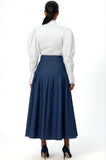 Denim Maxi Skirt