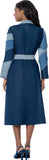 Devine Sport 800301 blue denim midi dress