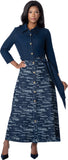 Devine Sport 800321 blue denim dress