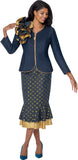 Devine Sport 800372 navy blue skirt suit