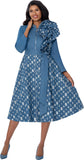 Devine Sport 800381 denim midi dress