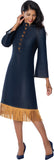 Devine Sport 800401 denim bell sleeve midi dress