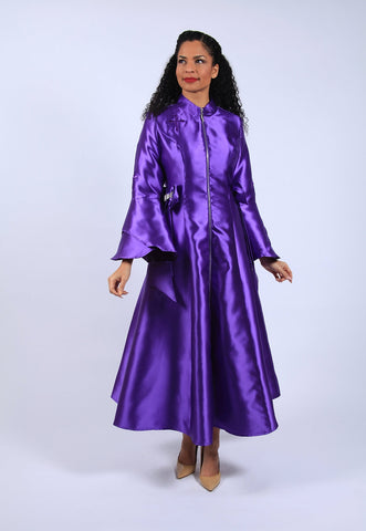 Diana 8620 purple women's clergy robe