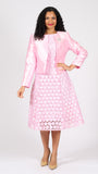 Diana 8629 pink jacket dress