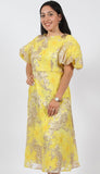 Diana 8691 yellow dress