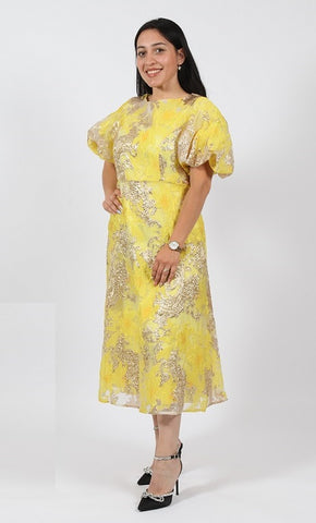 Ella Belle 8691 Yellow Dress