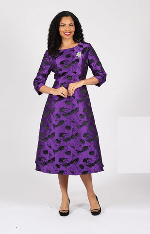Diana 8739 purple dress