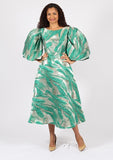 Diana 8749 green dress